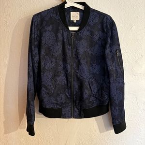 Urban Outfitters Silence + Noise Blue Bomber Jacket - Size Small